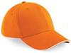 Beechfield CB20 Athleisure 6 Panel Cap - Orange/White - One Size