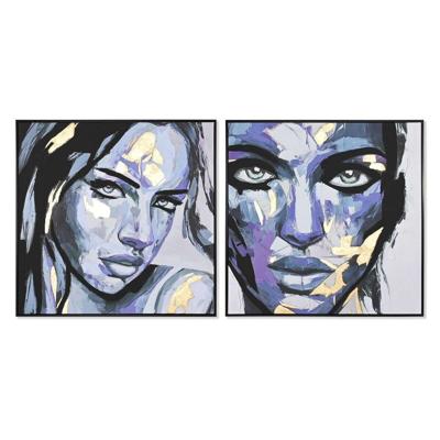 Canvas DKD Home Decor polyestyreen Canvas 103 x 4,5 x 103 cm