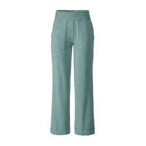 Sweatpants in Marlene-stijl van bio-katoen, jade-gemêleerd Maat: 44