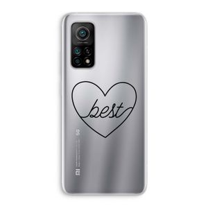 Best heart black: Xiaomi Mi 10T 5G Transparant Hoesje