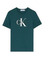 Calvin Klein Kids t-shirt à logo imprimé - Vert