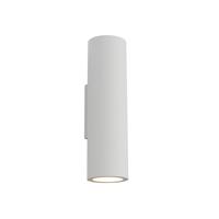 Artdelight Wandlamp Brest glad H 25 cm gips wit - thumbnail