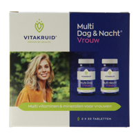 Multi Dag & Nacht Vrouw 100% Vegan 2 x 30 60 Tabletten