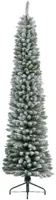 Everlands Pencil pine grote kunstkerstboom besneeuwd groen 240cm