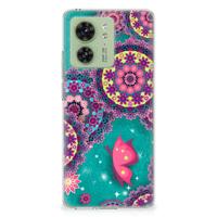 Motorola Edge 40 | Hoesje maken | Cirkels en Vlinders