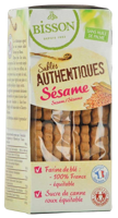 Bisson Zandkoekjes sesam authentiek bio 175 Gram