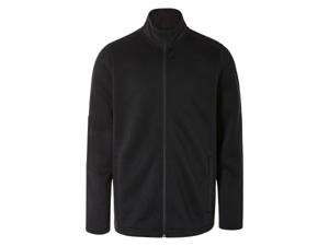 LIVERGY Heren fleecevest (Zwart, M)