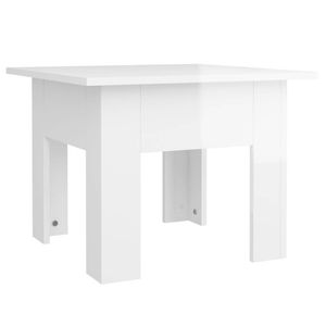 The Living Store Salontafel - Grijs Sonoma Eiken - 55x55x42 cm - Spaanplaat