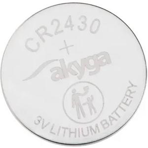 Akyga Knoopcel CR2430 3 V 1 stuk(s) 280 mAh Li-MnO2 CR2430