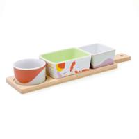 Serveerset Quid Kaleido Multicolour Hout 32 x 8 x 4,6 cm 4 Onderdelen