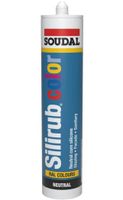 Soudal Silirub Color | Siliconenkit | Crème Wit Ral 9001 | 300 ml - 105870