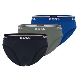 BOSS mini slips Power 3-pack zwart-groen-blauw
