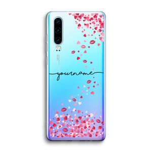 Hartjes en kusjes: Huawei P30 Transparant Hoesje