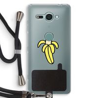 Banana: Sony Xperia XZ2 Compact Transparant Hoesje met koord