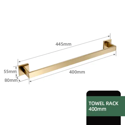 Badkamerhardware Set | RVS - Geborstelde Afwerking