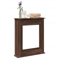 Haardombouw 75x20x87,5 cm bewerkt hout bruin eikenkleurig