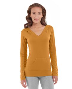 Eos V-Neck Hoodie-XL-Orange