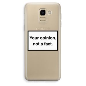Your opinion: Samsung Galaxy J6 (2018) Transparant Hoesje