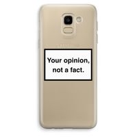 Your opinion: Samsung Galaxy J6 (2018) Transparant Hoesje