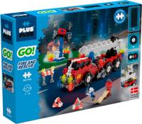 PlusPlus GO fire en rescue: 500 stuks 7009 PlusPlus GO fire en rescue: 500 stuks 7009