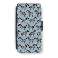Zebra: iPhone 7 Plus Flip Hoesje