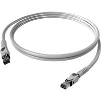 Easylan CP1OAMSMS0005 RJ45 Netwerkkabel, patchkabel CAT 6A S/FTP 0.50 m Grijs Afgeschermd (dubbel), Halogeenvrij, Vlambestendig 1 stuk(s) Easylan CP1OAMSMS0005 RJ45 Netwerkkabel, patchkabel CAT 6A S/FTP 0.50 m Grijs Afgeschermd (dubbel), Halogeenvrij, Vlambestendig 1 stuk(s)