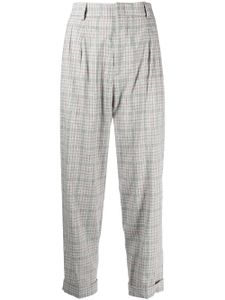 MARANT ÉTOILE pantalon court à carreaux - Gris