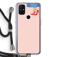 High heels: OnePlus Nord N10 5G Transparant Hoesje met koord