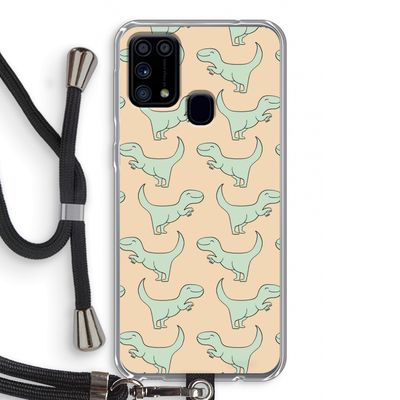 Dinos: Samsung Galaxy M31 Transparant Hoesje met koord
