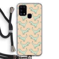 Dinos: Samsung Galaxy M31 Transparant Hoesje met koord
