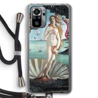 Birth Of Venus: Xiaomi Redmi Note 10S Transparant Hoesje met koord
