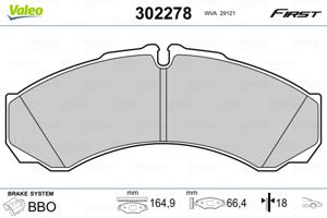 Valeo Remblokset 302278