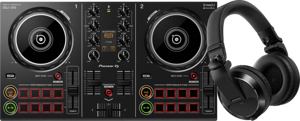 Pioneer DJ DDJ-200 + Pioneer DJ HDJ-X5 Zwart