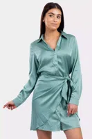 Guess Alya Dress Dames Groen - Maat XS - Kleur: Groen | Soccerfanshop