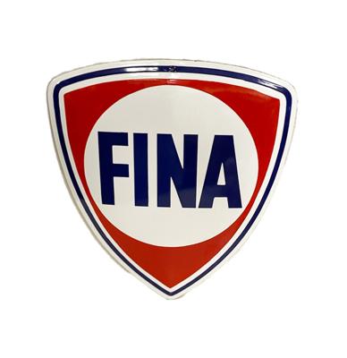 Fina Logo Emaille Bord - 35 x 31cm