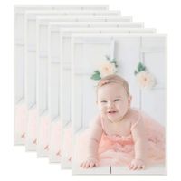 VidaXL Fotolijsten 5 st voor wand of tafel 59,4x84 cm mdf zilverkleur