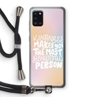 The prettiest: Samsung Galaxy A31 Transparant Hoesje met koord