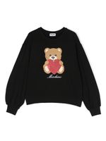 Moschino Kids sweat à imprimé Teddy Bear - Noir - thumbnail