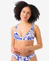 HEMA Damesbikinitop triangel blauw (blauw)