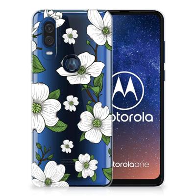 Motorola One Vision | TPU Case | Dogwood Flowers