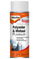 Alabastine Polyesterplamuur met Plamuur | Wit | Spuitbus | 400ml - 5944046