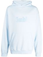 GmbH hoodie en coton à logo imprimé - Bleu