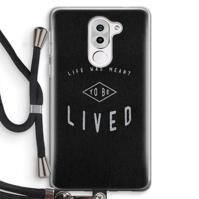 To be lived: Honor 6X Transparant Hoesje met koord