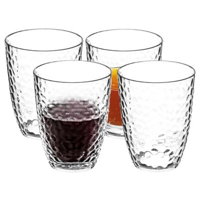 Drinkglas Estiva - 18x - transparant - onbreekbaar kunststof - 380 ml