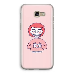 Hartje: Samsung Galaxy A5 (2017) Transparant Hoesje