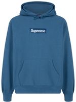 Supreme hoodie Box Logo en coton - Bleu - thumbnail