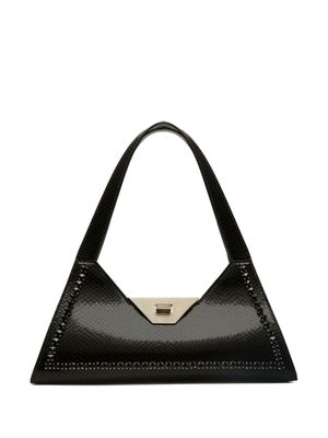 Bally petit sac porté épaule à ornements en cristal - Noir