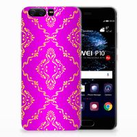 Siliconen Hoesje Huawei P10 Barok Roze - thumbnail