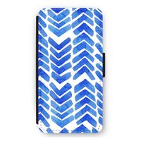 Blauwe pijlen: iPhone 11 Pro Max Flip Hoesje