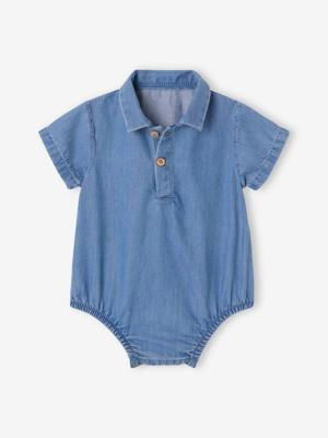 Denim romper stone